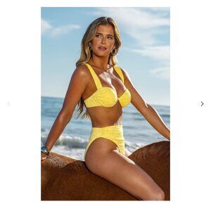 x JoJo Sicily Underwire Bikini Top & Multi-Way Bottoms Set